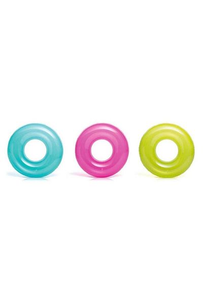 Intex Transparent Printed Jumbo Bagel 76 Cm - 59260 Pink