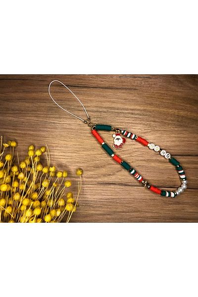 Bella Christmas New Year Concept Christmas Phone Charm Phone Accessory Strap
