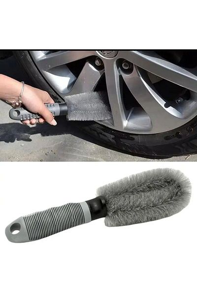 HERŞEY FIRSAT Gray Auto Wheel Cleaning Brush