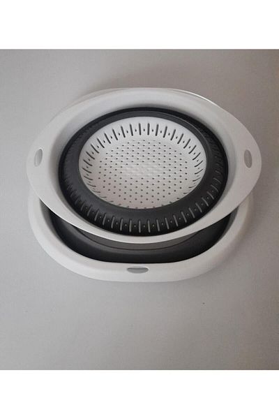 Bee Home Folding Basin (LEMEN) and Folding Oval Strainer 2-Piece