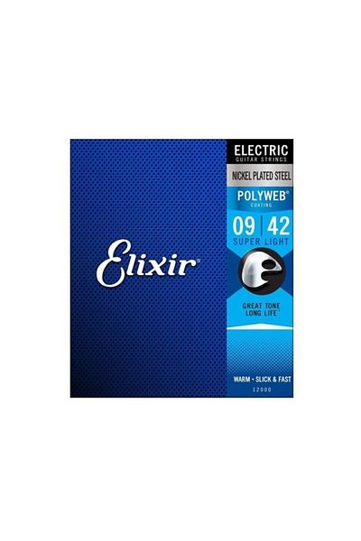 Elixir 09-42 Polyweb Super Light Electric Guitar String 12000