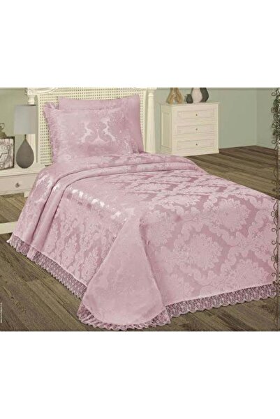 Çeyiz Bahçesi Çeyiz Bahçsi Ekselans Односпальне покривало для ліжка Пудра