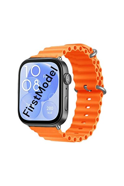 FirstModel Huawei Watch Fit 3,4,5 Pro Uyumlu Ocean Silikon Kordon Pim Çeviric...