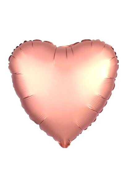 Onay Store Rose Gold Kalp Balon - 18 Inç (45 CM) - Kalp Balon - Parti Malzeme...
