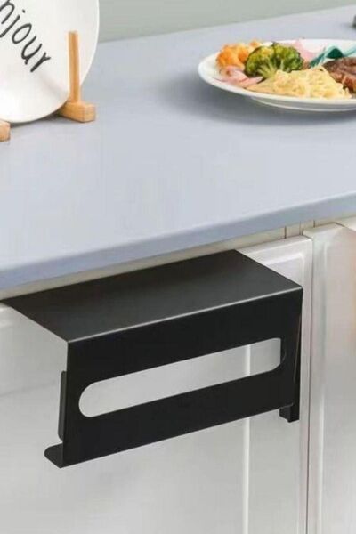 risingmaber Siyah Metal Peçete Askısı Peçete Organizeri Çek Al Peçetelik Kağıt Havluluk MT97S