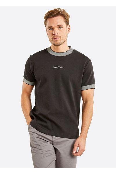 Nautica Men's Black T-Shirt - N1M01676