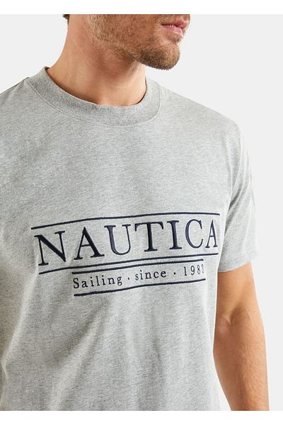 Nautica Men's Gray T-Shirt N1M01707