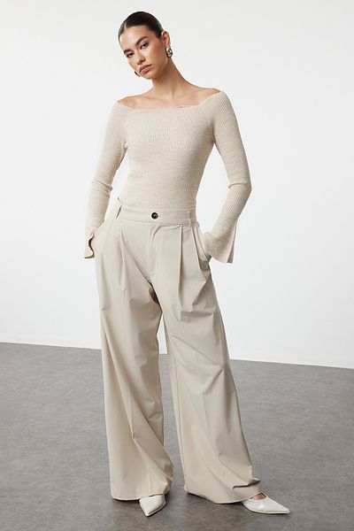 Trendyol Collection Stone Carmen Guler Tricotaj Pulover TWOAW22KZ2218