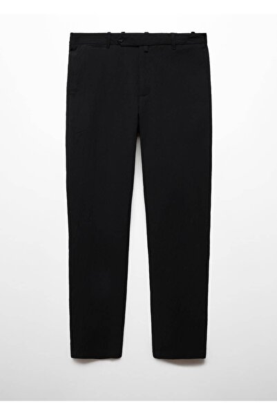 MANGO Man Gofre Pamuklu Pantolon