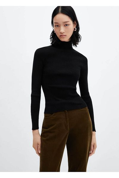MANGO Woman Pulover tricotat cu gât