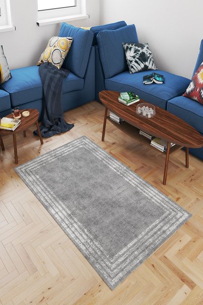 CAPPİO HALI Dijital Baskılı Makinada Yıkanabilir Salon Halısı Mutfak Halısı Yolluk Halısı - Cp1676