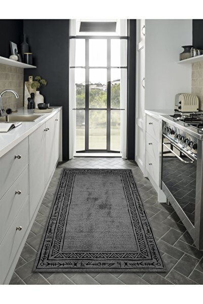 CAPPİO HALI Dijital Baskılı Makinada yıkanabilir Salon Halısı Mutfak Halısı Y...