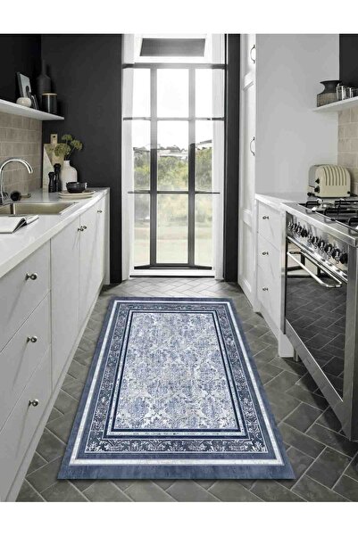 CAPPİO HALI Dijital Baskılı Makinada yıkanabilir Salon Halısı Mutfak Halısı Y...