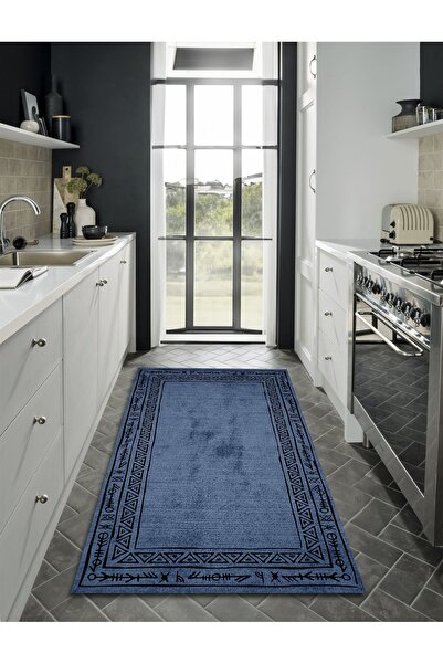 CAPPİO HALI Dijital Baskılı Makinada yıkanabilir Salon Halısı Mutfak Halısı Y...