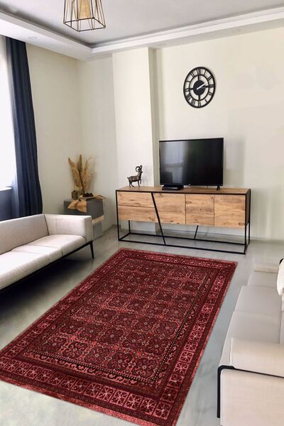 CAPPİO HALI Dijital Baskılı Makinada yıkanabilir Salon Halısı Mutfak Halısı Y...