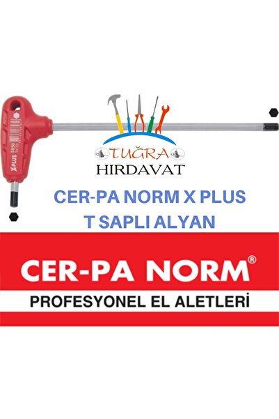CER-PA NORM Cerpa X-plus T Saplı Alyan Anahtar 2.5 X90 T Saplı Allen Anahtar