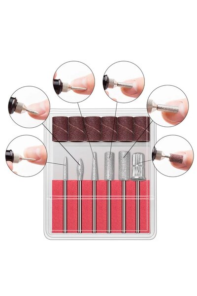 tırnakmania Freze uç set 6 parça