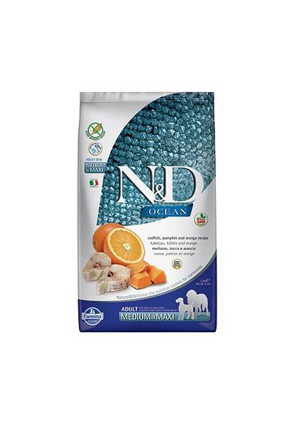 N&D 2.5KgOcean Pumpkin and Fish Orange Grain-free Dog Food