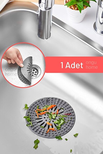 ongu home Yuvarlak Süzgeç Lavabo Süzgeci Kaymaz Vantuzlu Banyo Süzgeci