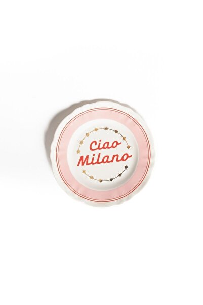 Bitossi Home La Tavola Ciao Milano Porselen Tabak 16,5 Cm Pembe