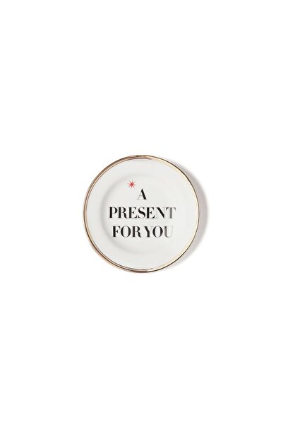 Bitossi Home La Tavola A Present For You Porselen Küçük Tabak 9,5 Cm Krem