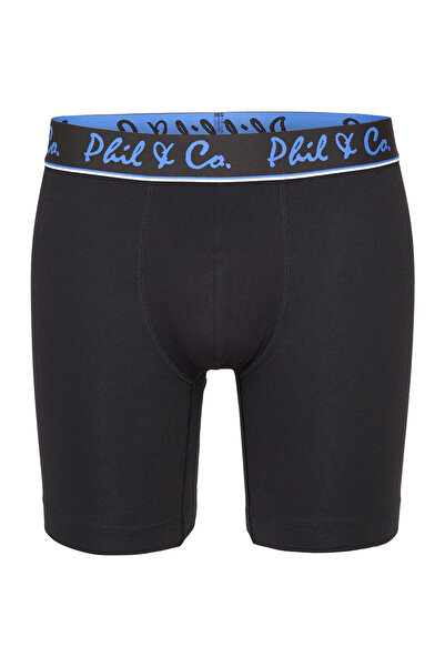 Phil & Co. Berlin Lange Boxershorts aus Jersey im Retro-Stil