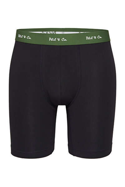 Phil & Co. Berlin Lange Boxershorts aus Jersey im Retro-Stil