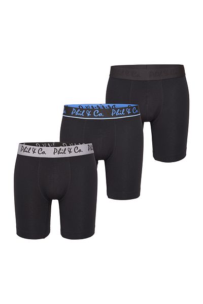 Phil & Co. Berlin Lange Boxershorts aus Jersey im Retro-Stil