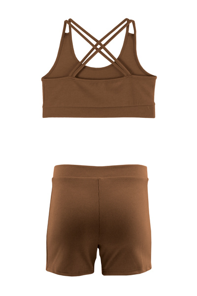 ARMİLLİA DİMODA Σετ γυναικεία αθλητικά κολάν με ραβδώσεις