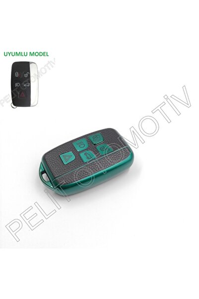PELİTOTOMOTİV Husă pentru chei Range Rover cu 5 chei, verde superlux