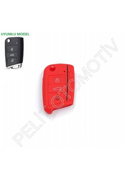 PELİTOTOMOTİV Husa pentru chei pentru scaun din silicon rosu BNK