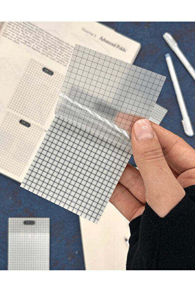 Kağıt Gemi Dükkan ورقة لاصقة شفافة مربعة ناعمة / ملاحظة لاصقة شفافة / ملاحظة لاصقة / مجلة رصاصة