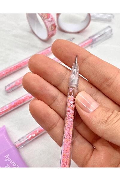 Kağıt Gemi Dükkan Kalem Görünümlü Pembe Pullu Çelik Uçlu Maket Bıçağı/ Sanat ...
