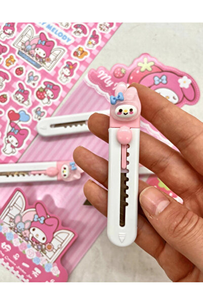 Kağıt Gemi Dükkan Sanrio My Melody Karakterli Maket Bıçağı / Sanat Bıçağı / B...