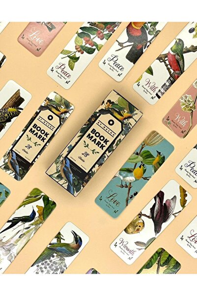 Kağıt Gemi Dükkan 28 de semne de carte cu păsări colorate