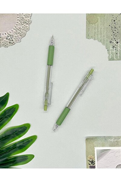 Kağıt Gemi Dükkan Sticker Ve Washi Bant Kesen Yeşil Kalem - Maket Bıçağı/Çıka...