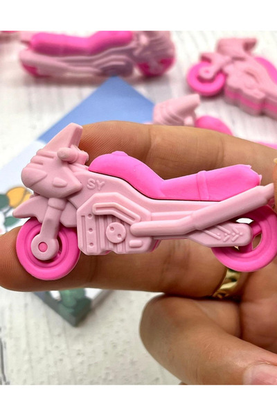 Kağıt Gemi Dükkan Goma de șters cu motor roz drăguț