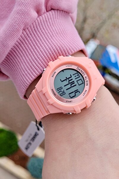 Daniel Klein Girls' Watch with 7 Different Pink Colors - Light, Alarm and Stopwatch Dkgnct937