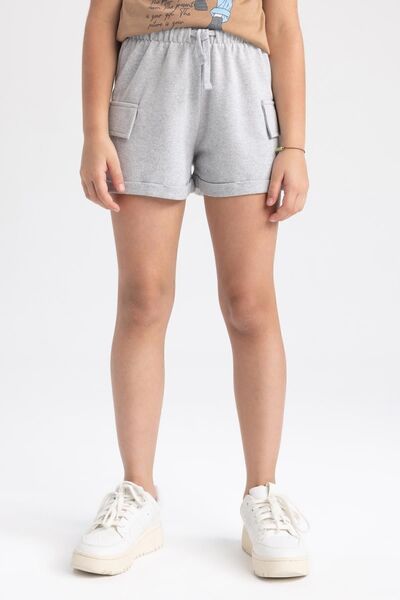 DeFacto Girl's Cargo Fit Shorts B0841a823hs