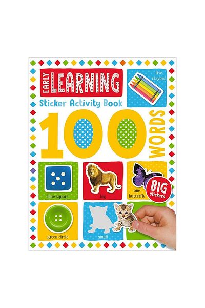 Make Believe Ideas 100 Words Early Learning Sticker Activity Book