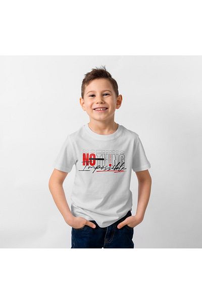 Let's Wear Tricou de bază pentru copii - Nimic imprimat