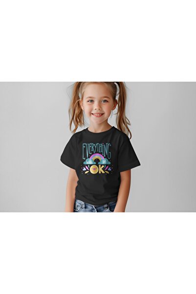 Let's Wear Sve je u redu B Štampano B Osnovni majica za decu