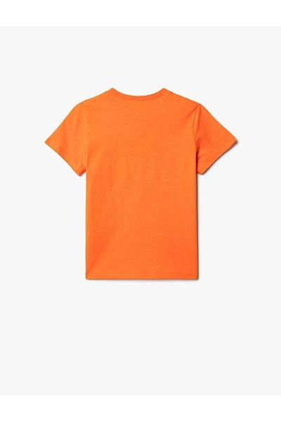 Koton Boy's T-shirt - 4skb10484tk Orange