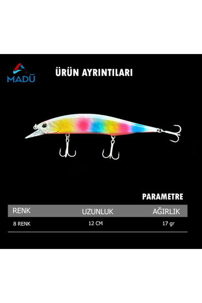 Alpa Palyaço Sahte Balık Rapala Muadili Floating 1. Sınıf 12 cm 17gr