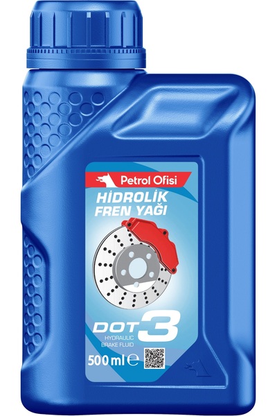 Petrol Ofisi Dot 3 Hidrolik Fren Yağı 500 ml