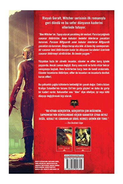 Pegasus Yayınları Elflerin Kanı – The Witcher 3. Kitap | Andrzej Sapkowski