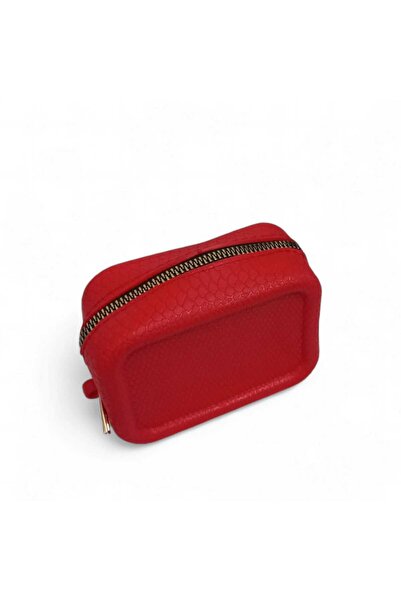 Gead Red Mini Silicone Aromatic Scented Makeup Bag - Square Wallet