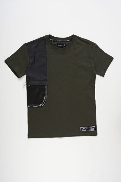 Doctor junior Χακί μπλουζάκι σε χρώμα Boy Oversize