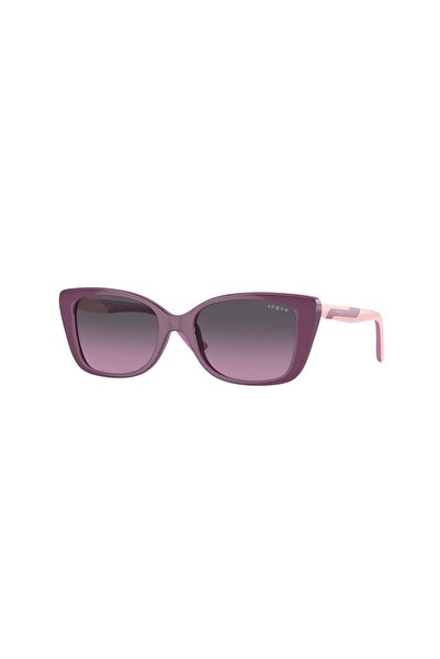 Vogue VJ202231304Q48 Kız Çocuk Güneş Gözlüğü Mor Kemik Çerçeve Mor Lens UV400