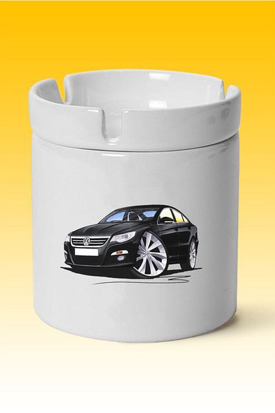 chaygoy Vw Passat Cc Printed, Σβήστε το μόνοι σας, Τασάκι πορσελάνης (ASH) Passatcctrbyz2